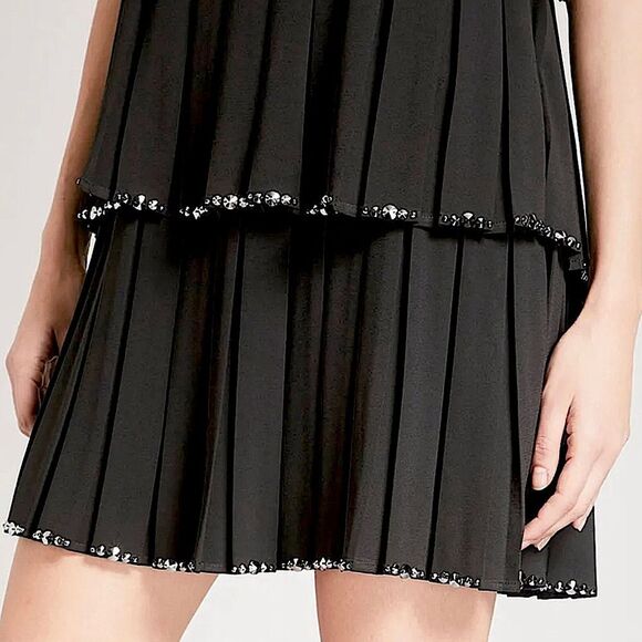 TED BAKER Cocktail Dress Meltea Sparkly Tiered Dress • NEW WITH TAGS • - Picture 3 of 11